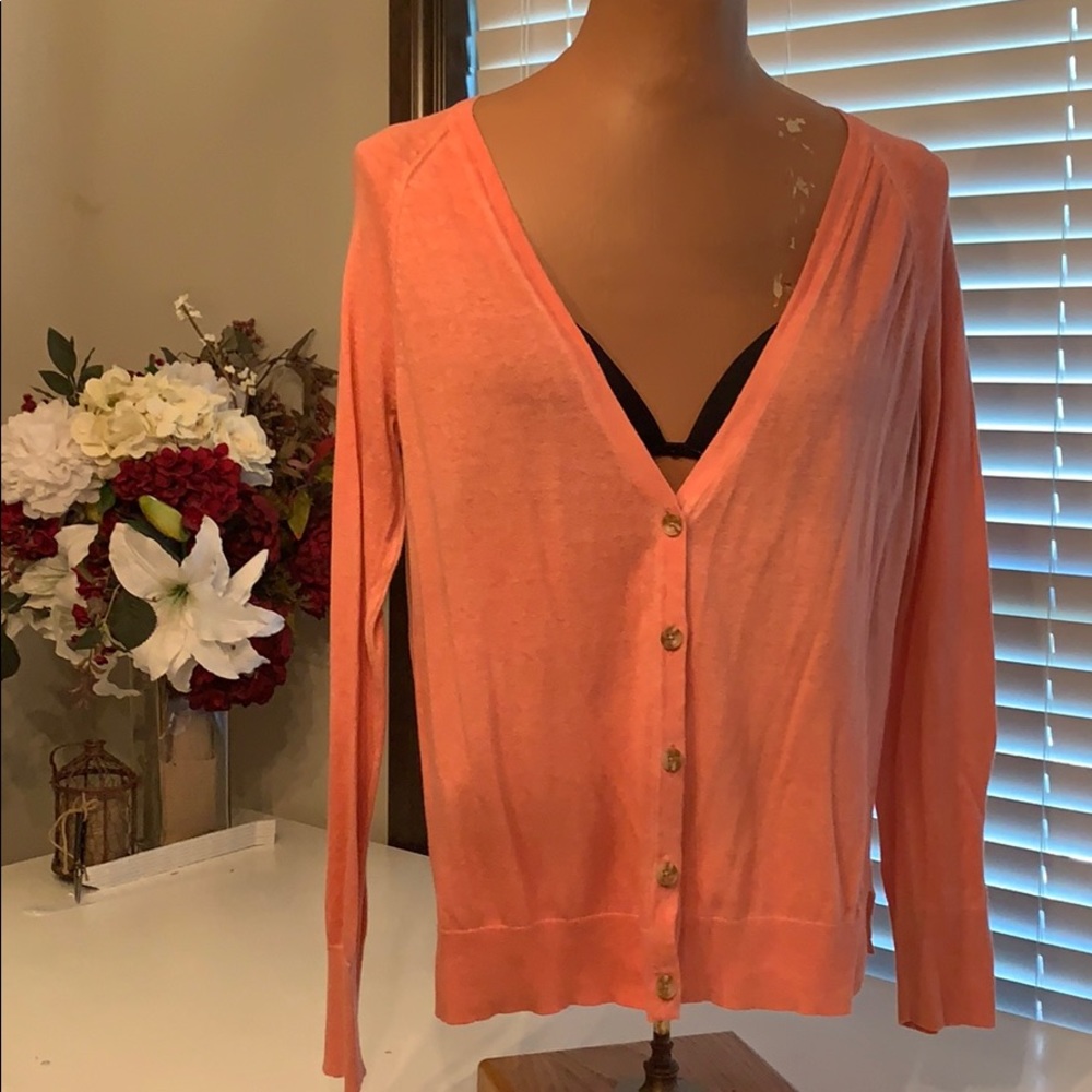 Coral colored Massimo cardigan